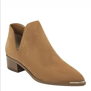 Marc Fisher New Brown Suede Bootie